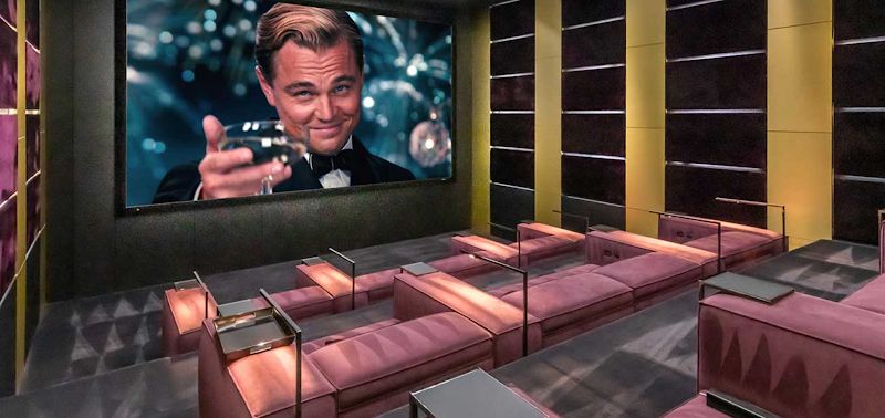The Great Gatsby in a Home Theater
